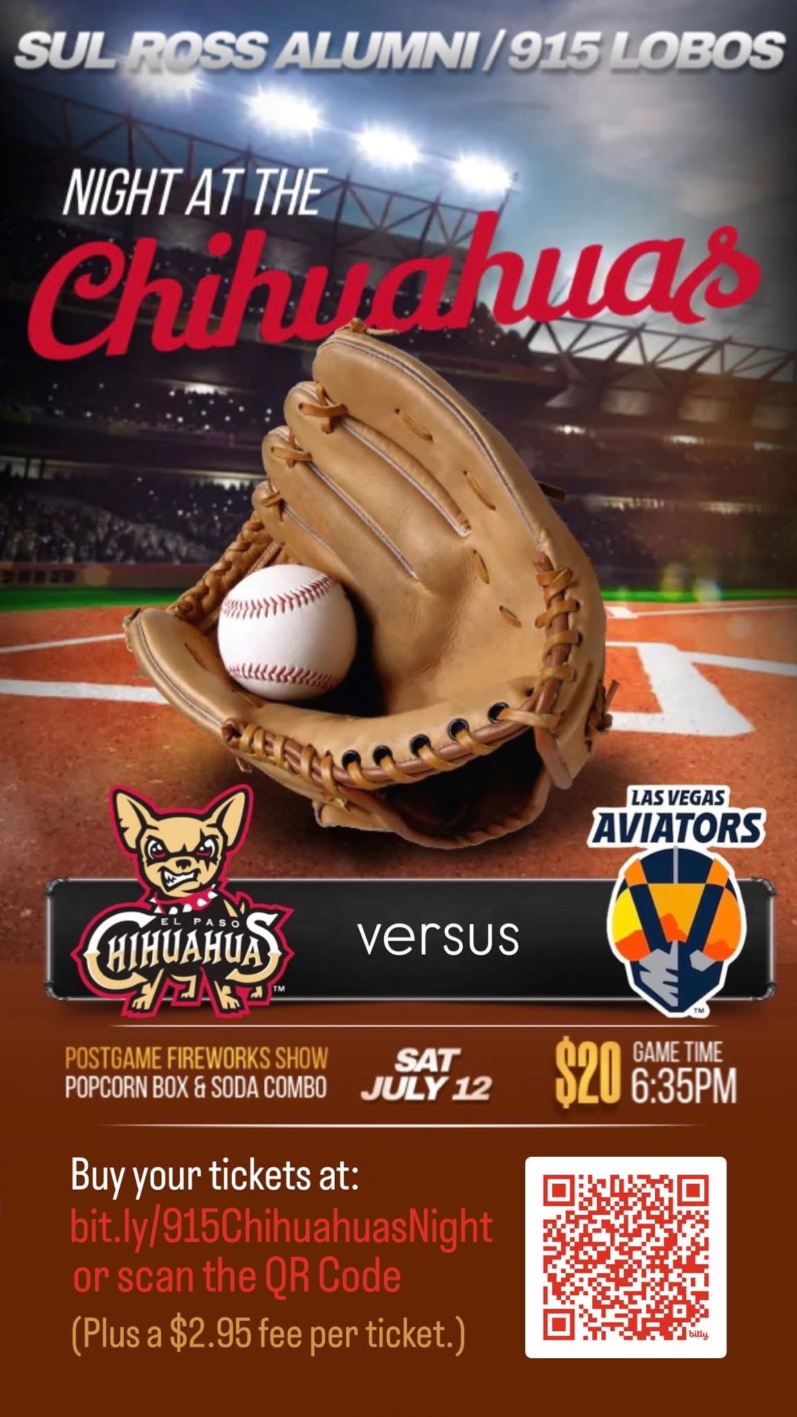 2025 Night at the Chihuahuas game flyer