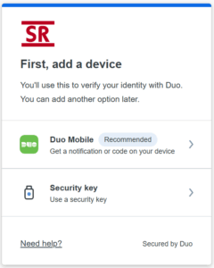 Duo Account Log In Duo Enrollment Walkthrough - SUL ROSS