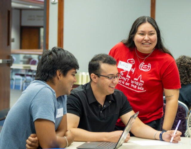 College is better when you have people in your corner – that's the Lobo way! 🐺

You don't have to figure it out alone. From day one, you'll have a community that's ready to help you succeed. Welcome to the pack!
__________

Student Support, Peer Mentors, Campus Community, Student Experience, Brand 'Em Lobos, The Frontier University of Texas, Sul Ross State University