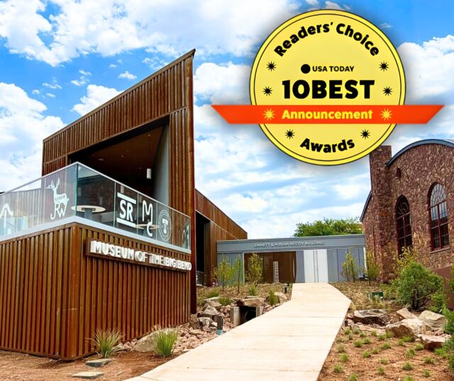 Congratulations to @museumofthebigbend for it's 4th place finish for Small Town Museum in USA Today's 10Best contest! Thanks to everyone who took the time to vote for a third straight year!
__________

USA Today, 10Best, Small Town Museum, Museum of the Big Bend, Brand 'Em Lobos, The Frontier University of Texas, Sul Ross State University