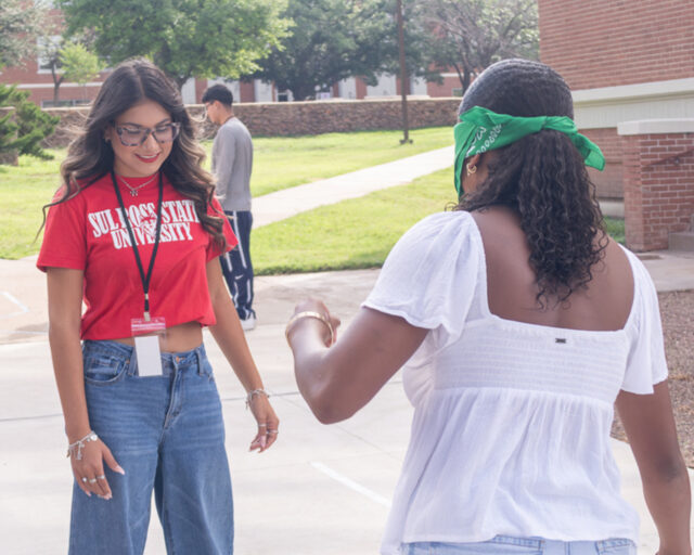 Lobos leading Lobos! 🐺🤝🐺
__________

New Student Orientation, Recap, New Students, Brand 'Em Lobos, The Frontier University of Texas, Sul Ross State University